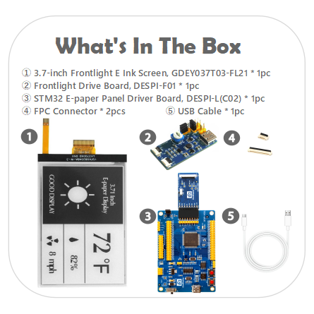 EPD with STM32 Demo Kit