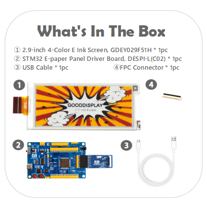 EPD with STM32 Demo Kit