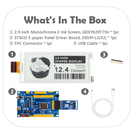 EPD with STM32 Demo kit