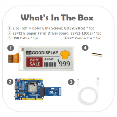 EPD with ESP32 Demo Kit