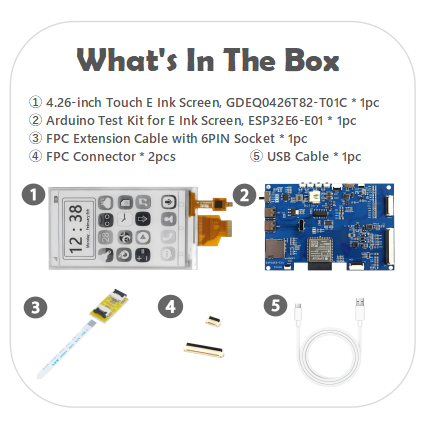 EPD with ESP32E6-E01
