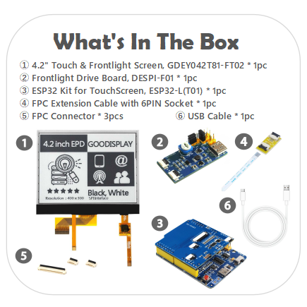 EPD with ESP32 Demo Kit