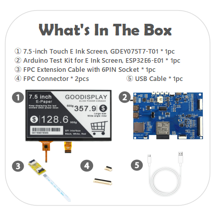 EPD with ESP32E6-E01
