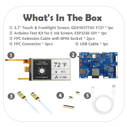 EPD with ESP32E6-E01