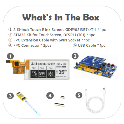 EPD with STM32 Demo Kit