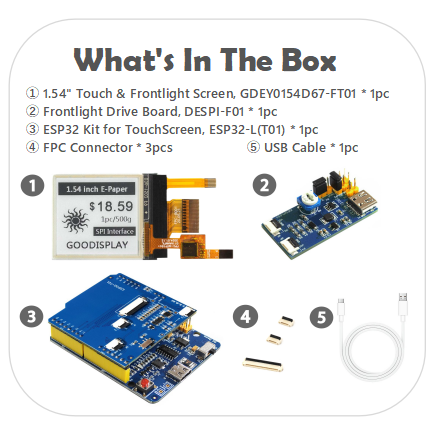EPD with ESP32 Demo Kit
