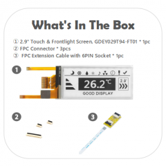 EPD with FPC Extension &Socket