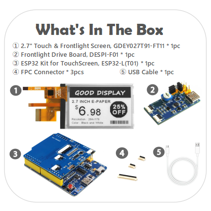 EPD with ESP32 Demo Kit