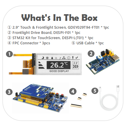 EPD with STM32 Demo Kit