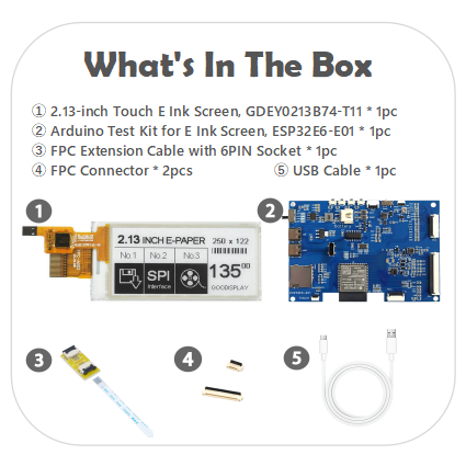 EPD with ESP32E6-E01