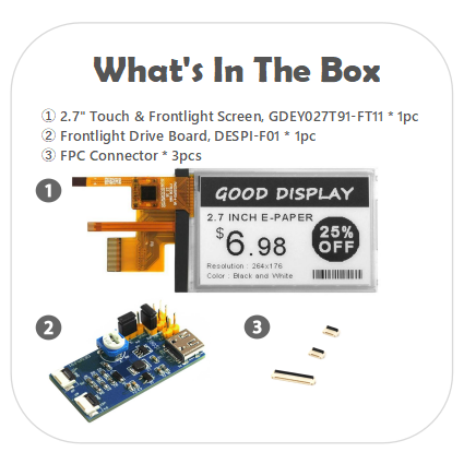 EPD with adapter board