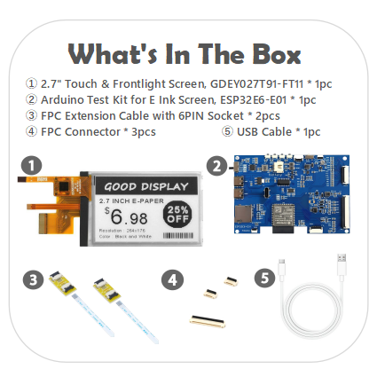 EPD with ESP32E6-E01