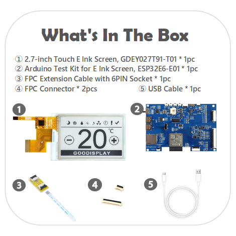 EPD with ESP32E6-E01