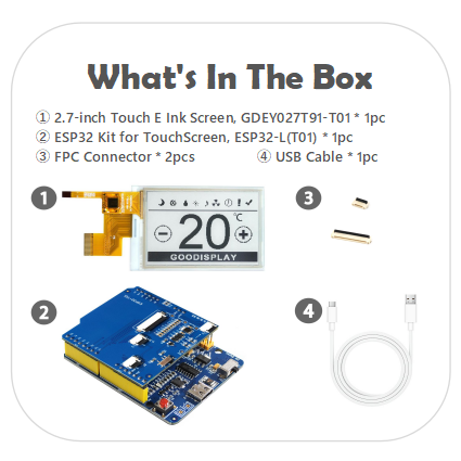 EPD with ESP32 Demo Kit