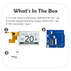 EPD with STM32 adapter board