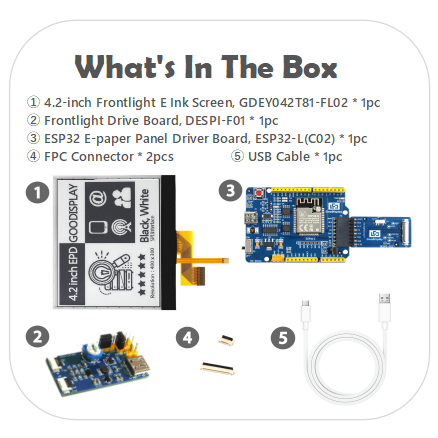 EPD with ESP32 Demo Kit