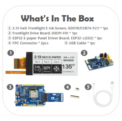 EPD with ESP32 demo kit