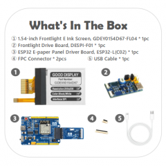 EPD with ESP32 Demo Kit
