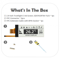 EPD with FPC Extension & Socket