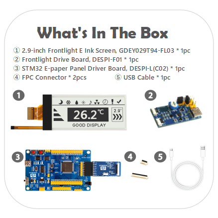 EPD with STM32 Demo Kit