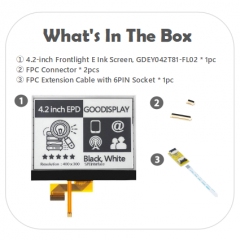 EPD with FPC Extension & Socket