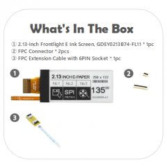 EPD With FPC Extension &Socket