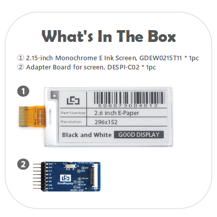 EPD with adapter board