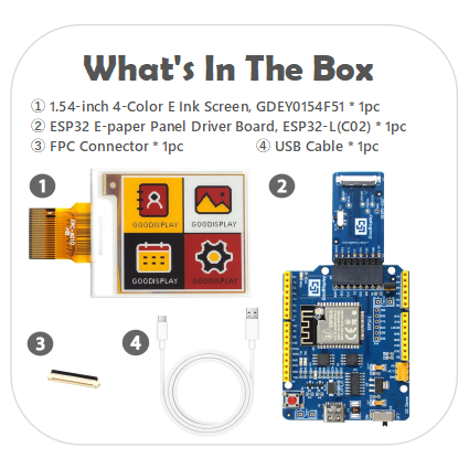 EPD with ESP32 Demo Kit