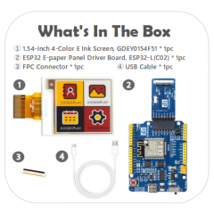 EPD with ESP32 Demo Kit