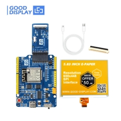 GDEW0583C64 with ESP32 Demo Kit