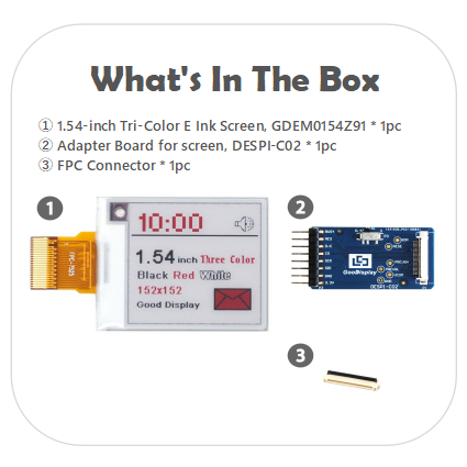 EPD with adapter board