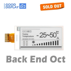 Industrial-Grade 2.66" E Ink Display | Wide Temperature Range (-25℃ to 50℃) | High-Performance EPD Solution