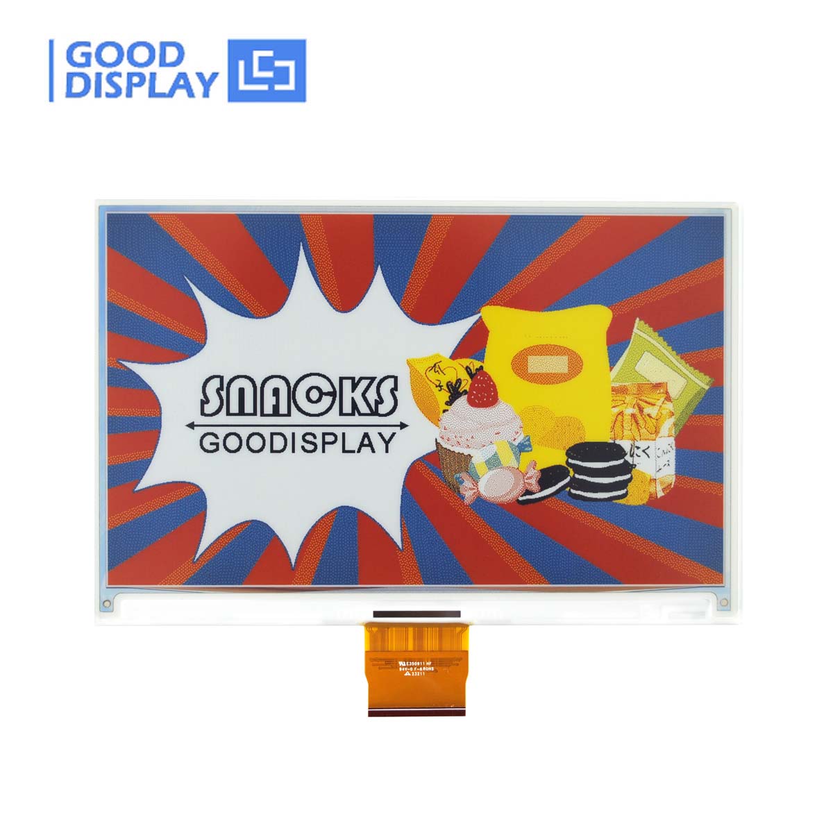7.3-Inch  Full Color E Ink Spectra 6 Display High-saturation 800x480