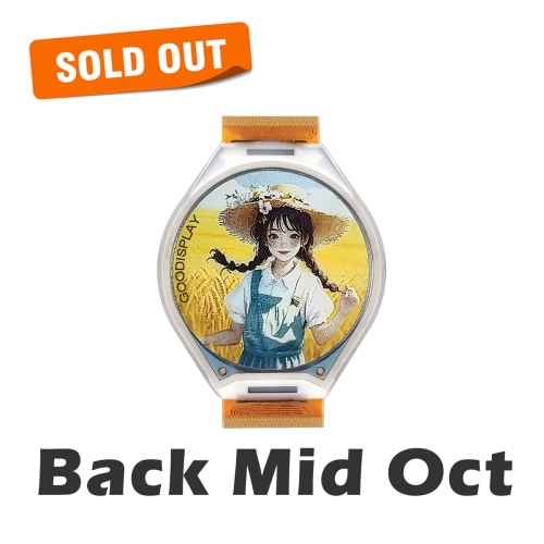 1.69" Circular Spectra 6 Color E Ink Display 400x400 pixels 262K Color ePaper GDEH0169E01