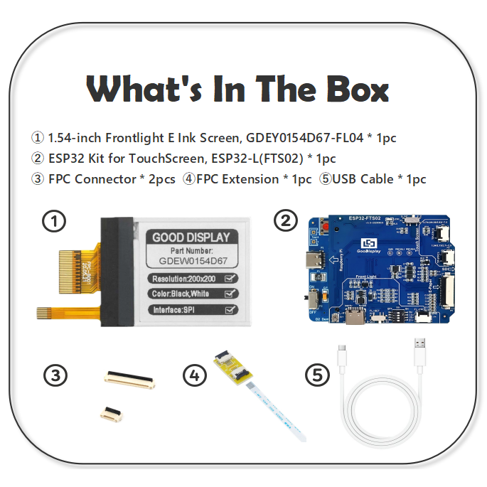 EPD with ESP32 Demo Kit