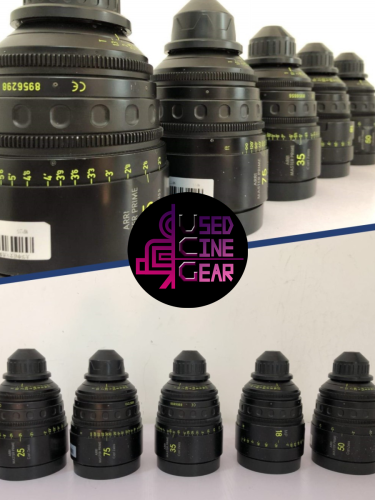 Used Arri/Zeiss Master Prime Lens Set 5pcs