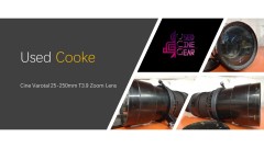 Used Cooke Cine Varotal 25-250mm T3.9 Zoom Lens