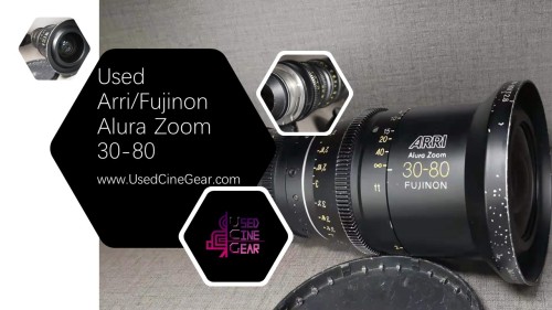 Used ARRI/Fujinon Alura 30-80mm Zoom Lens