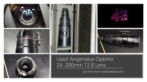 Used Angenieux Optimo 24-290mm Cinema Zoom Lens