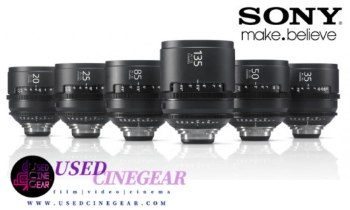 Used Sony PK6 Cinema Lens Kit (6pcs)