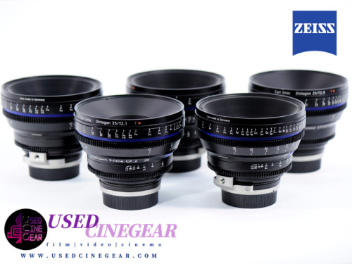 Used Zeiss CP.2 Cinema Lens Kit EF/PL-Mount(5pcs Super-Speed version)
