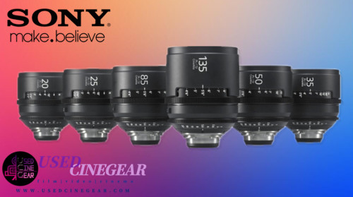 Used Sony PK6 Cinema Lens Kit (6pcs)