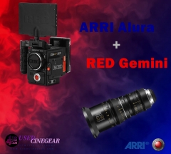 Used RED Gemini camera + ARRI Alura 30-80 lens bundle kit