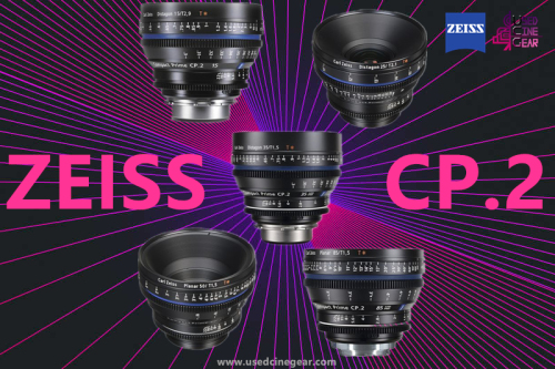 Used Zeiss CP.2 Cinema Lens Kit PL-Mount(5pcs Super-Speed version)