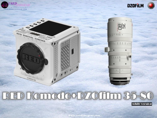 Used RED Komodo+DZOfilm 30-85 (white version)