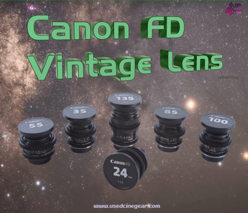Canon FD Cine-Mod Vintage Lenses Kit