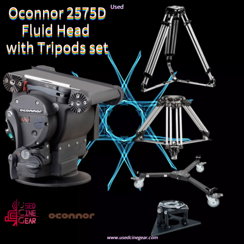 Used Oconnor 2575D Fluid Head with Tripods set