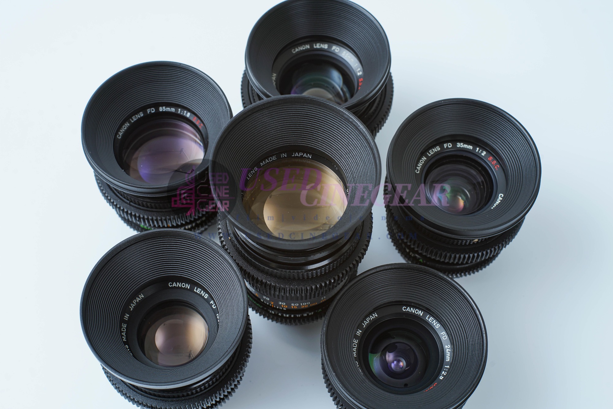 Canon FD SSC Cine-Mod Lenses Kit