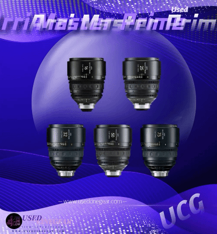 Used ARRI/ZEISS Master Prime Lens Set 5pcs(16/25/35/50/75mm)