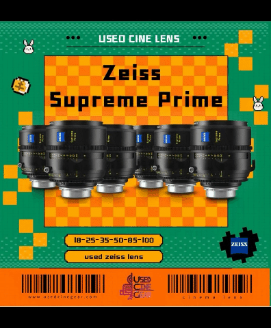 Used ZEISS Supre-me Prime Cinema Lens Kit (6pcs)